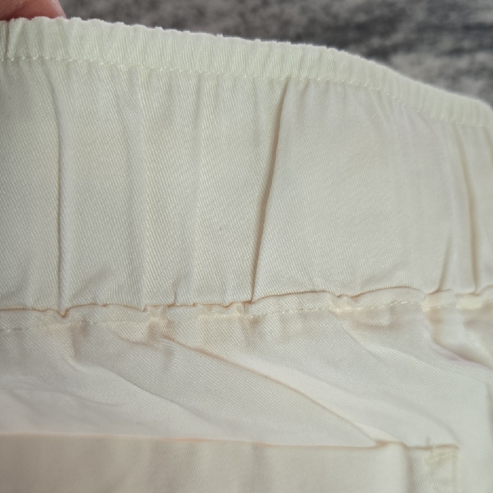 Buffalo David Bitton Women Small Cream Elastic Waist Patch Pocket Pull-On Jogger - Picture 16 of 16